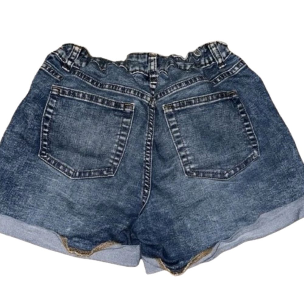 WONDER NATION Denim Shorts Kids Adjustable Waist- Size XXL Kids - Picture 5 of 7